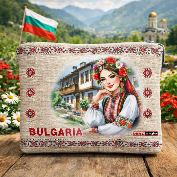 Несесер “Bulgaria” – стилен и практичен аксесоар с български мотиви - 5464 - 3941 - Несесер “Bulgaria” – стилен и практичен аксесоар с български мотиви - 5464 - 3941