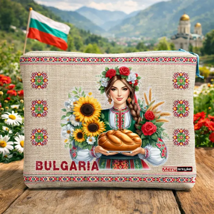 Несесер “Bulgaria” – стилен и практичен аксесоар с български мотиви - 5465 - 3942 - Несесер “Bulgaria” – стилен и практичен аксесоар с български мотиви - 5465 - 3942