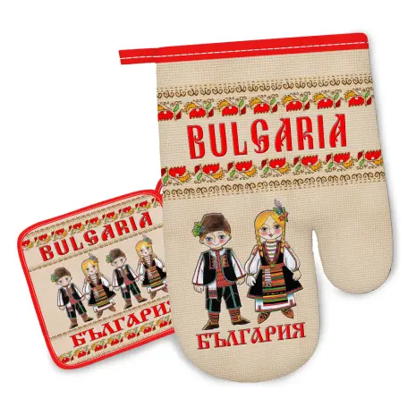 Комплект ръкохватки с български шевици 4291