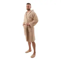 Халат Рипс - къс - Капучино - мъжки - Халат Рипс - къс - Капучино - мъжки