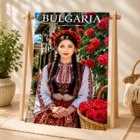 Сувенирна хавлиена кърпа с печат 30x50см – Български мотиви 5579 - Сувенирна хавлиена кърпа с печат 30x50см – Български мотиви 5579